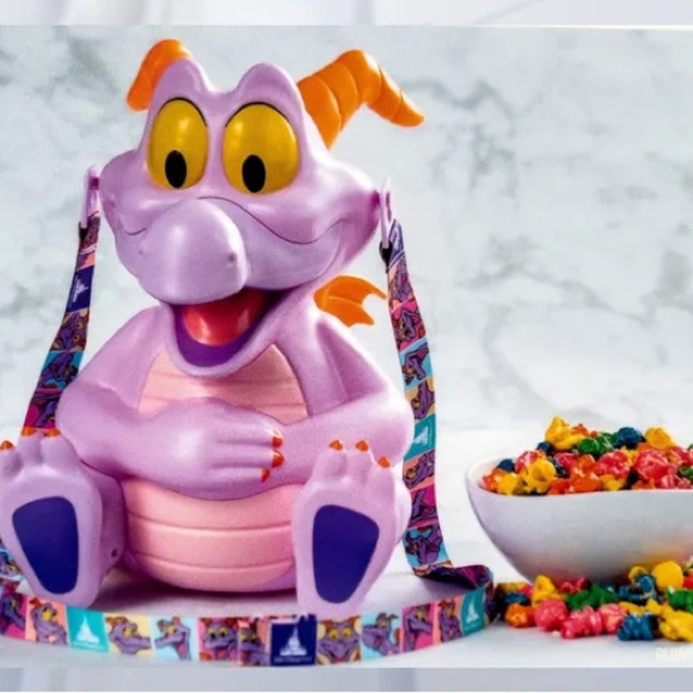 Disney Figment Popcorn Bucket Bundle 2022 50th + 2024 Festival of the Arts NEW